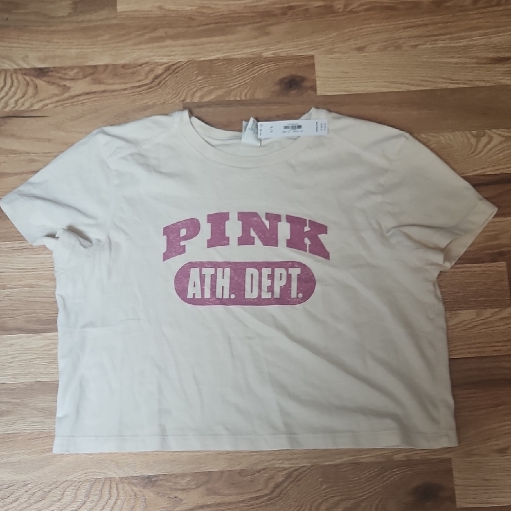 Pink Ath. Dept. Beige T-Shirt